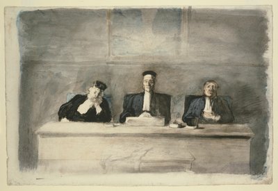 De tre domarna av Honoré Victorin Daumier