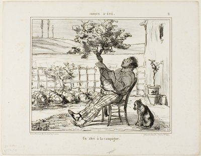 Under skuggan på landsbygden, plansch 11 från Croquis D