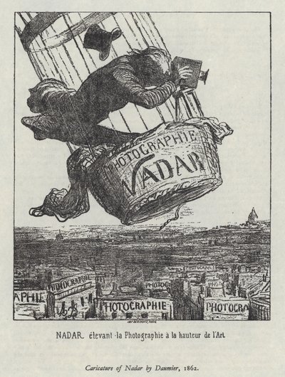 Nadar lyfter fotografiet till konstnivån av Honore (after) Daumier