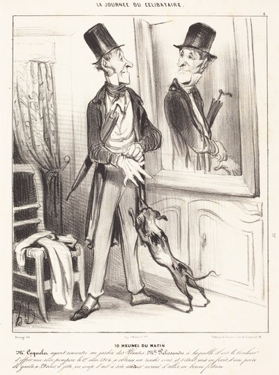 Klockan 10 på morgonen av Honoré Daumier