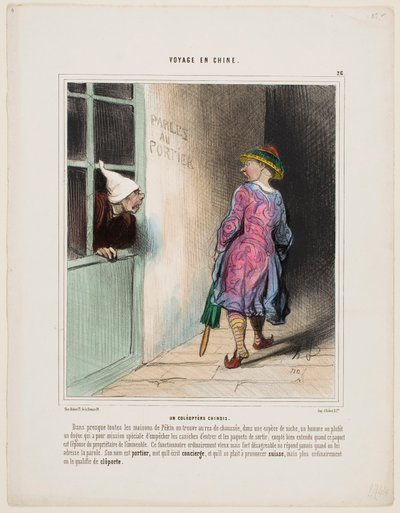 En kinesisk insekt av Honoré Daumier
