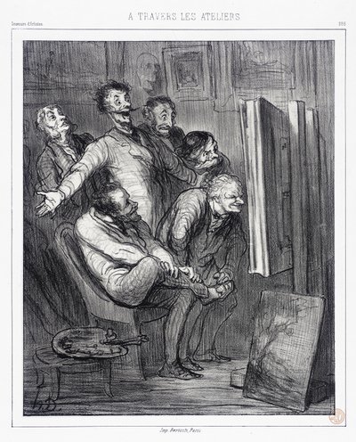 Genom verkstäderna av Honoré Daumier