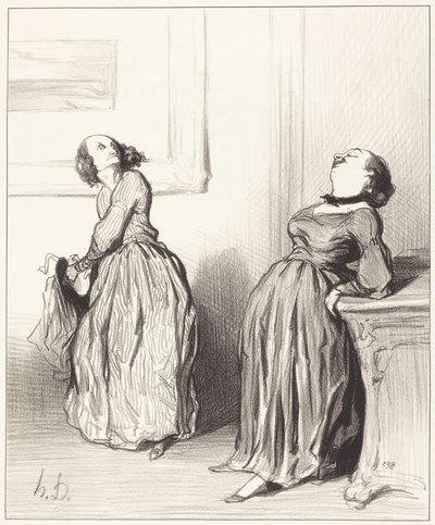 Åh, ni tycker att min senaste roman inte riktigt är... av Honoré Daumier