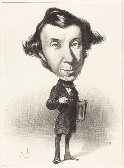Alex. Ch. Henri de Tocqueville av Honoré Daumier