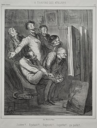 Genom studiorna av Honoré Daumier