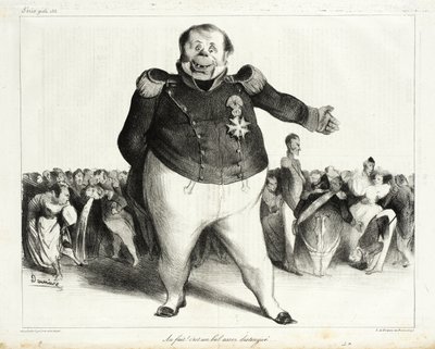 Sannerligen! Det här är en ganska förnäm bal! av Honoré Daumier