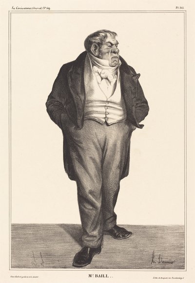 Baillot av Honoré Daumier