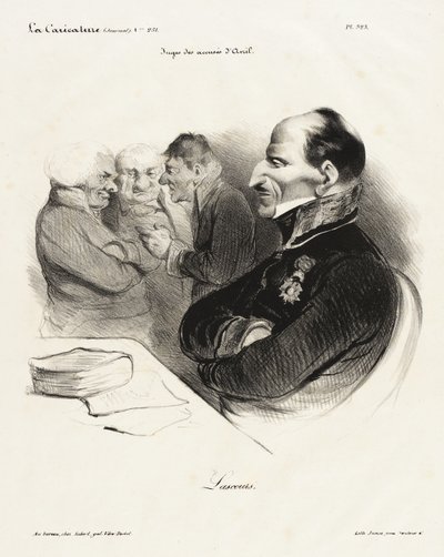 Baron de Lascours av Honoré Daumier