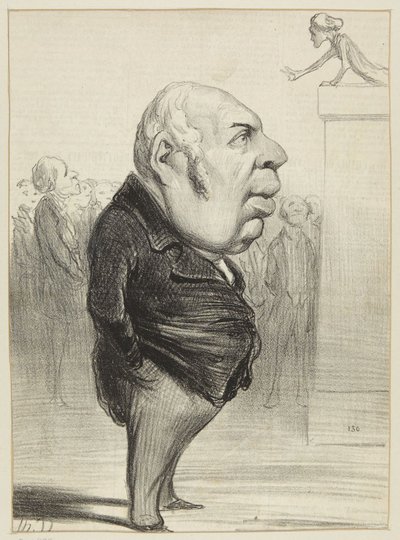 "Berryer" av Honoré Daumier