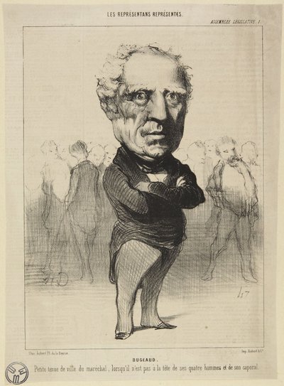 ”Bugeaud” av Honoré Daumier