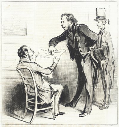 Caricaturana (serie av tryck) av Honoré Daumier