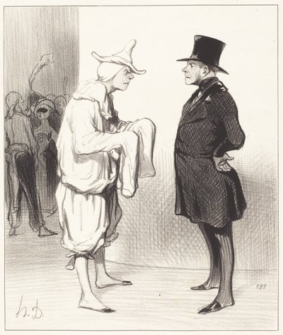 Ytterspelares morot av Honoré Daumier