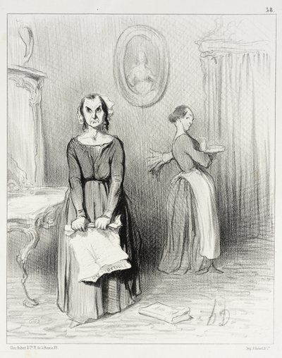 Den här tidningen tycker att mitt verk är ynkligt... av Honoré Daumier