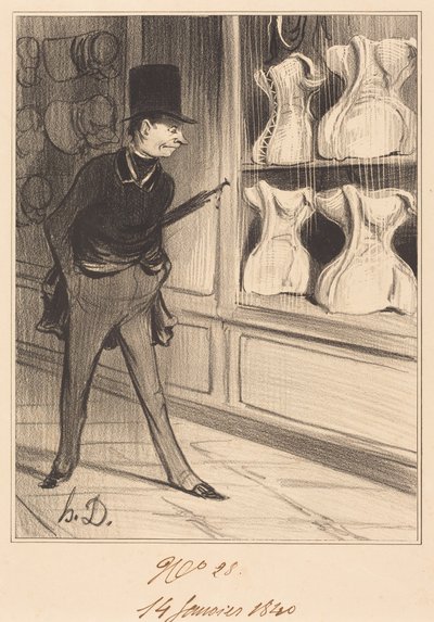 Det är unikt! Jag tog fyra storlekar... av Honoré Daumier