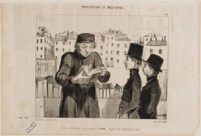 Rena, unga gymnasieelever av Honoré Daumier