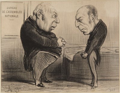 ”Förvirring kring fusionen!” av Honoré Daumier