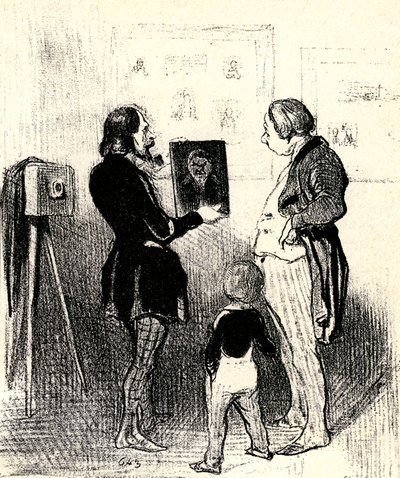 Daguerreotypi av Honore Daumier