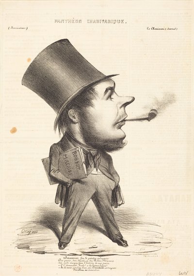Daumier var den vanlige målaren... av Honoré Daumier