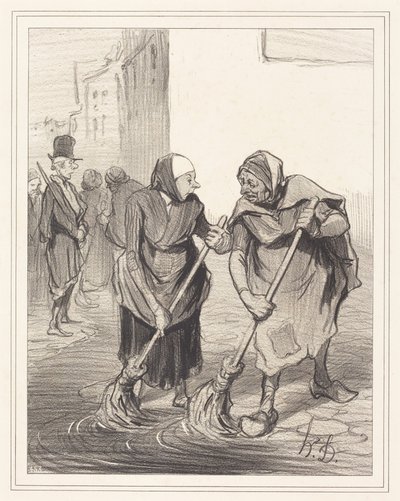 Hör du, mamma Giboulard... av Honoré Daumier