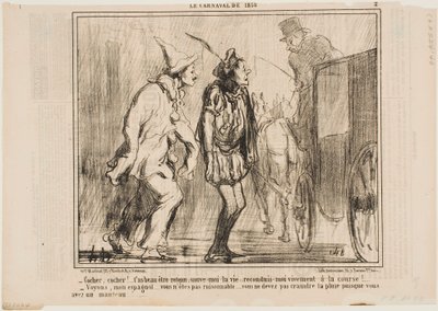 Kusk, kusk, du kan inte avvisa mig av Honoré Daumier
