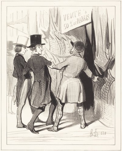 Anmäl herrar... här är några magnifika... av Honoré Daumier