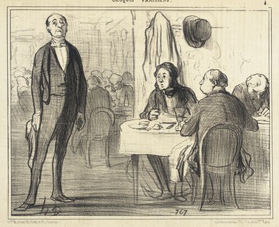 Är det pojken?... av Honoré Daumier