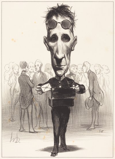 Félix Saint-Priest av Honoré Daumier