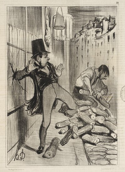 För tusan!... vad tråkiga dessa varelser är! av Honoré Daumier