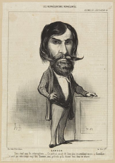 Gambon av Honoré Daumier