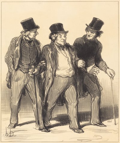 Det förefaller mig som om jag ser... en... hund... utan munkorg!... av Honoré Daumier