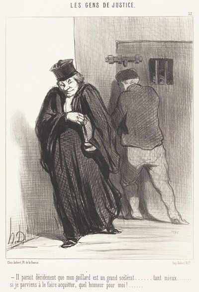 Det verkar... som om min karl är en stor skurk... av Honoré Daumier