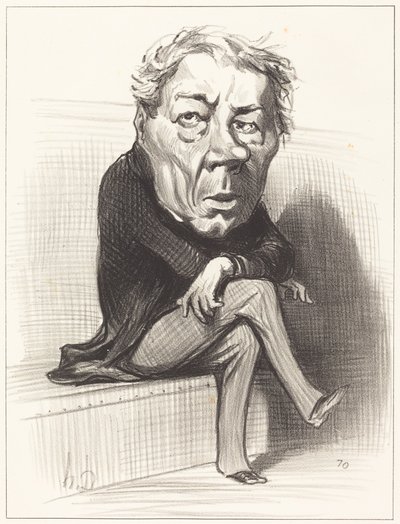 J. Marie Joseph Deville av Honoré Daumier
