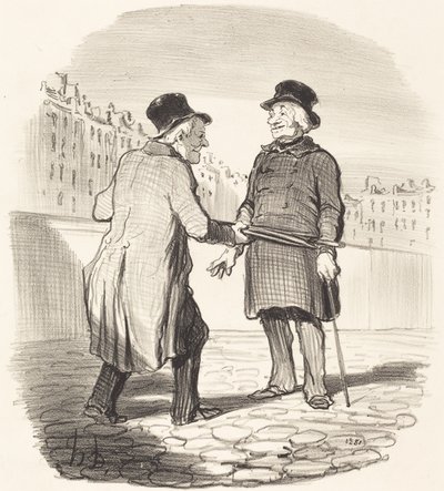 Jag arresterar dig, dåligt ämne... av Honoré Daumier
