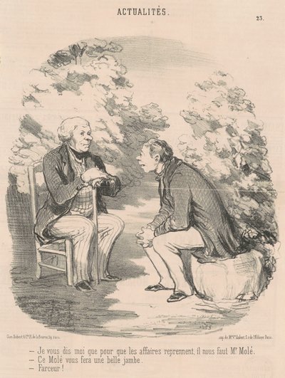 Jag säger er att ... vi behöver Mr. Molé ... av Honoré Daumier