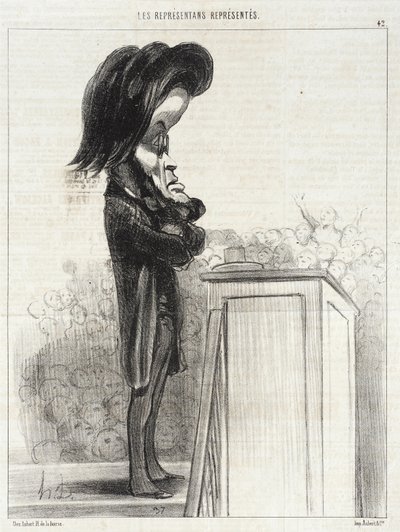 Jules Favre av Honoré Daumier