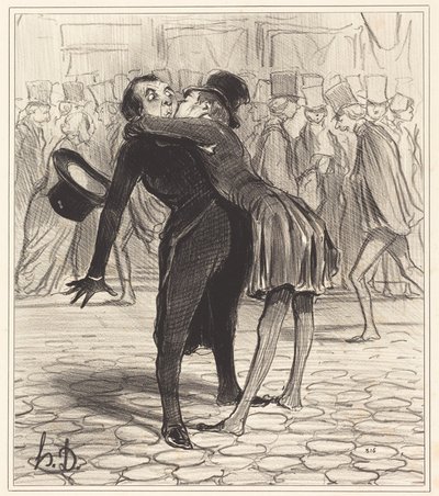högskolevän av Honoré Daumier