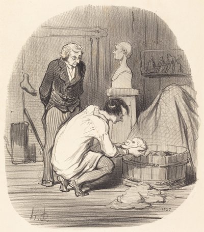 Konstnären - det är det!... av Honoré Daumier