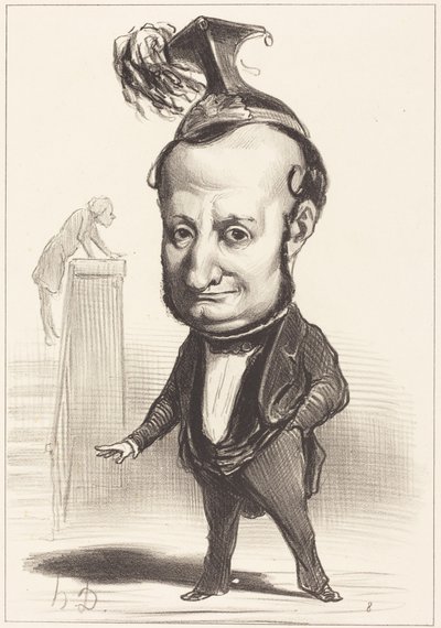 L.F. Raymond Wolowski av Honoré Daumier