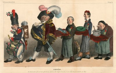 Politisk karikatyr (1830), Satirisk i färger av Honoré Daumier