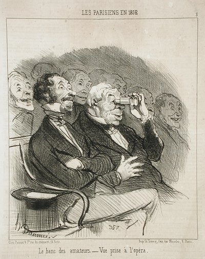 Konstälskarnas bänk av Honoré Daumier