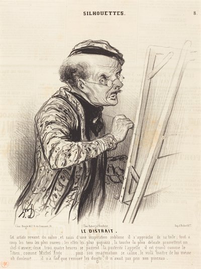Den tankspridde av Honoré Daumier