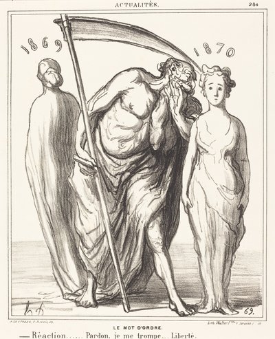 Lösenordet: Reaktion... Förlåtelse... Frihet av Honoré Daumier