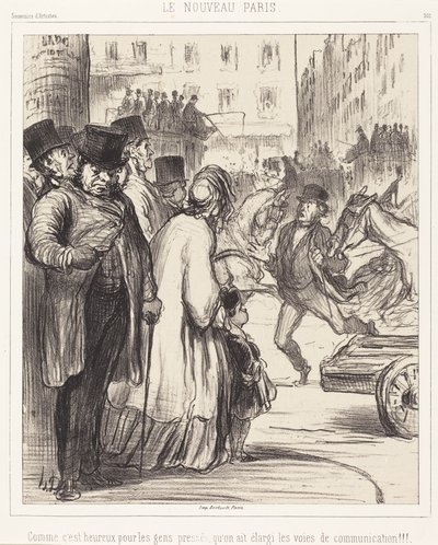 Det nya Paris av Honoré Daumier