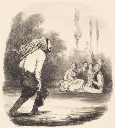 Samhällets mest skojare av Honoré Daumier