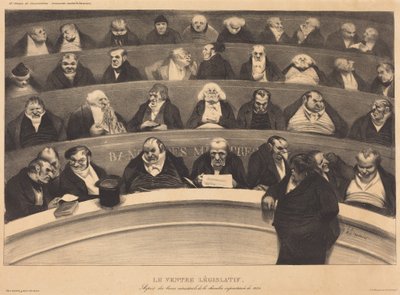 Den lagstiftande buken av Honoré Daumier