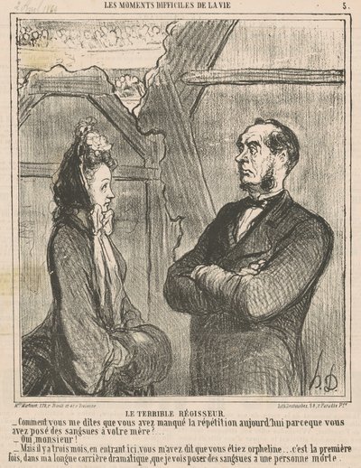 Den fruktansvärda chefen av Honoré Daumier