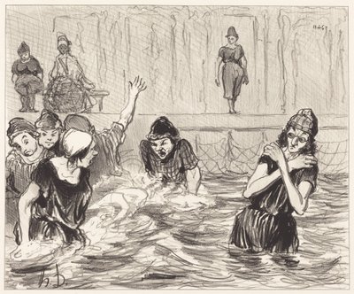 Tvätterskorna av Honoré Daumier