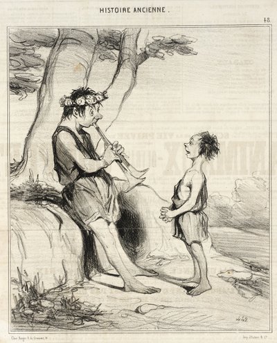 Vergilius herdar av Honoré Daumier