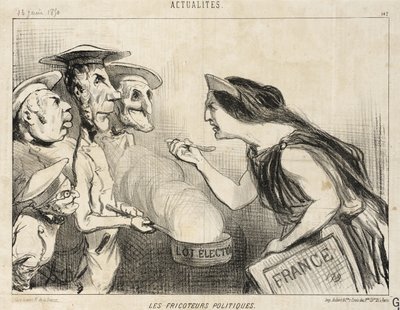 De politiska snyltarna av Honoré Daumier