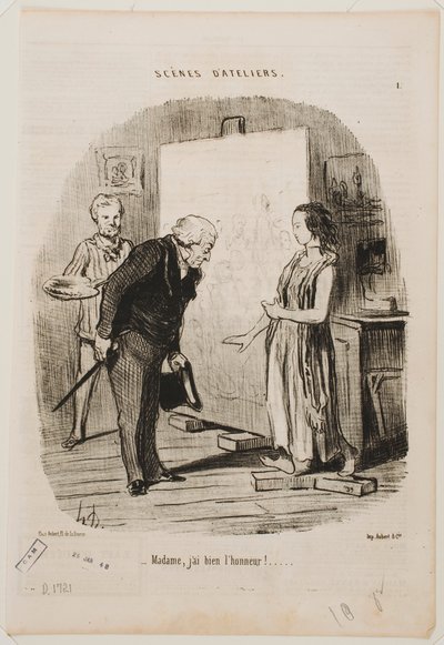 Madame, jag har äran. av Honoré Daumier